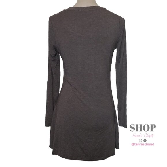 H by Halston Essentials Gray Knit Tunic Sz XS - Picture 4 of 8